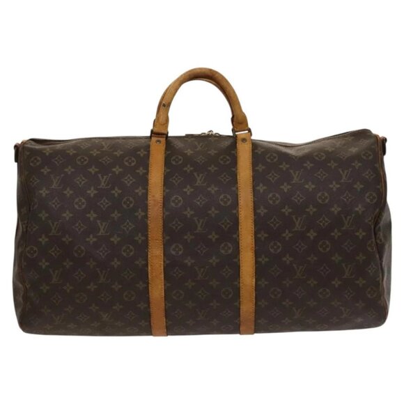 LOUIS VUITTON Monogram Keepall Bandouliere 60 Boston Bag M41412 LV Auth 120998 - Picture 2 of 16
